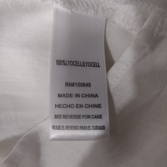 Love 8 for Versona White Button Down High Low Hemline Shirt Size Small - Picture 11 of 12